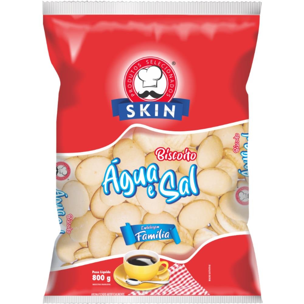 Biscoito Skin Família Sal 800g
