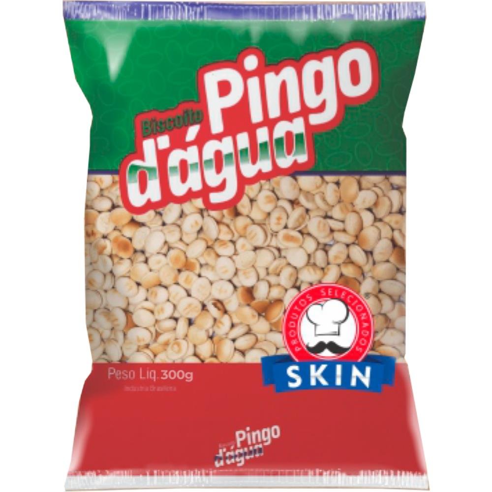 Biscoito Skin Pingo D agua tradicional 300g