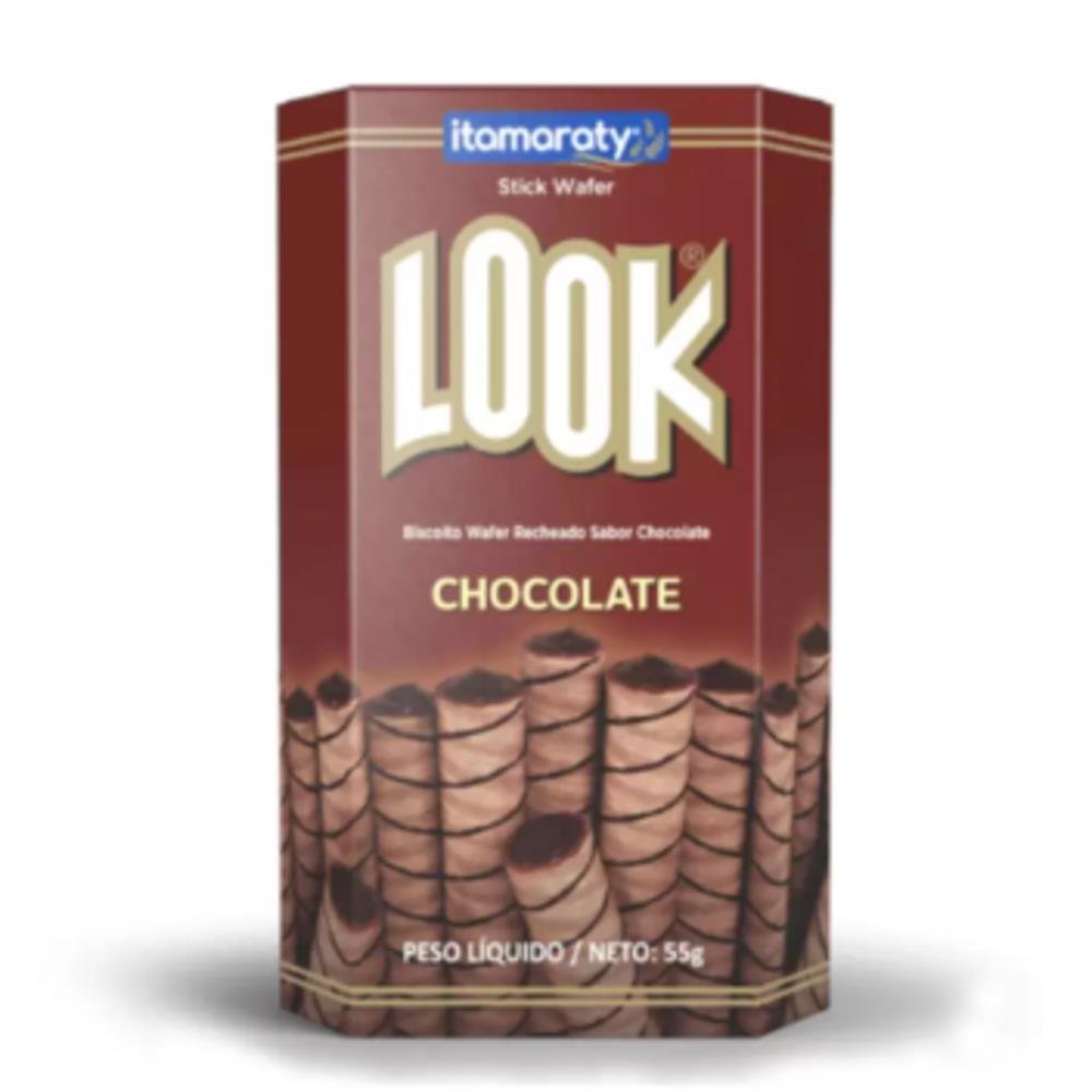 Canudinho Look Chocolate 55G
