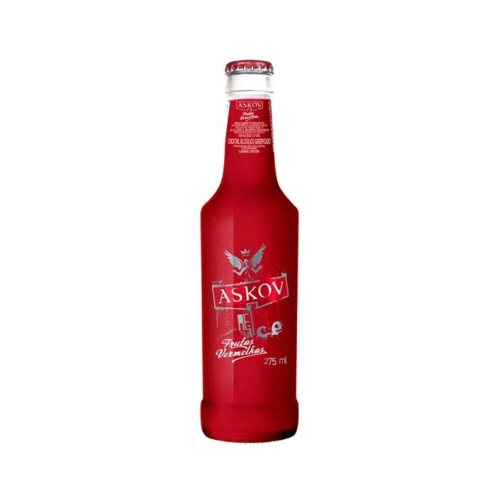Askov Ice Sabor Frutas Vermelhas 6 x 275 ml