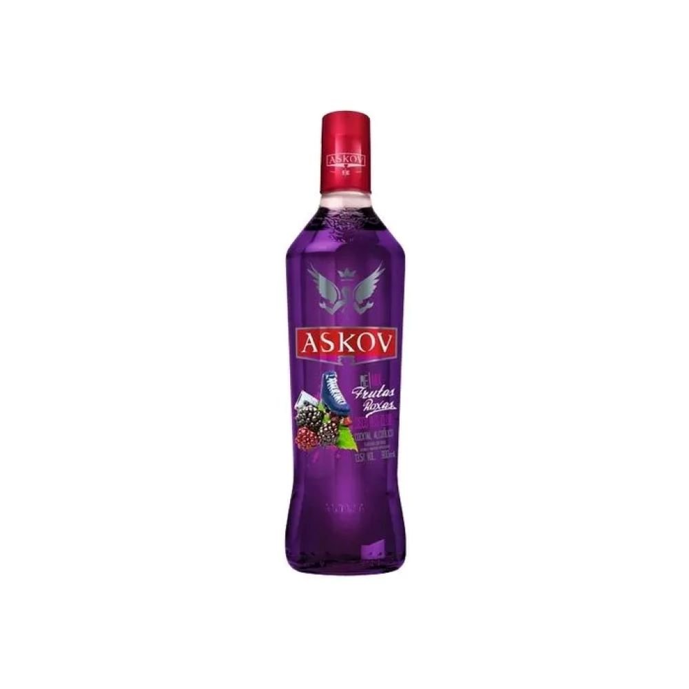 Vodka Askov Sabor Frutas Roxas 900 ml