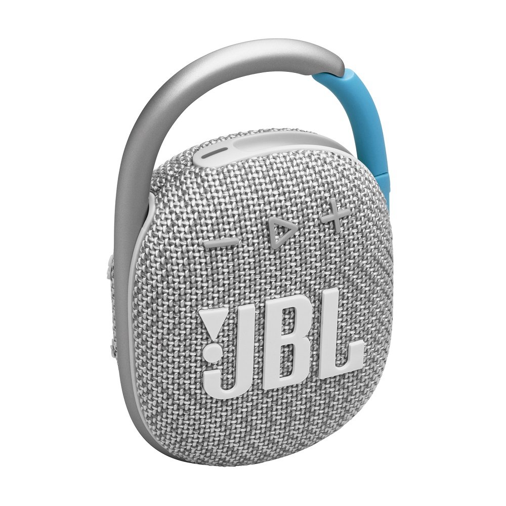 Caixa Jbl Clip 4 Eco Branca, 5w Rms, Bluetooth, Ipx67 Resistente A Água, Jblclip4ecowht, Harman Jbl