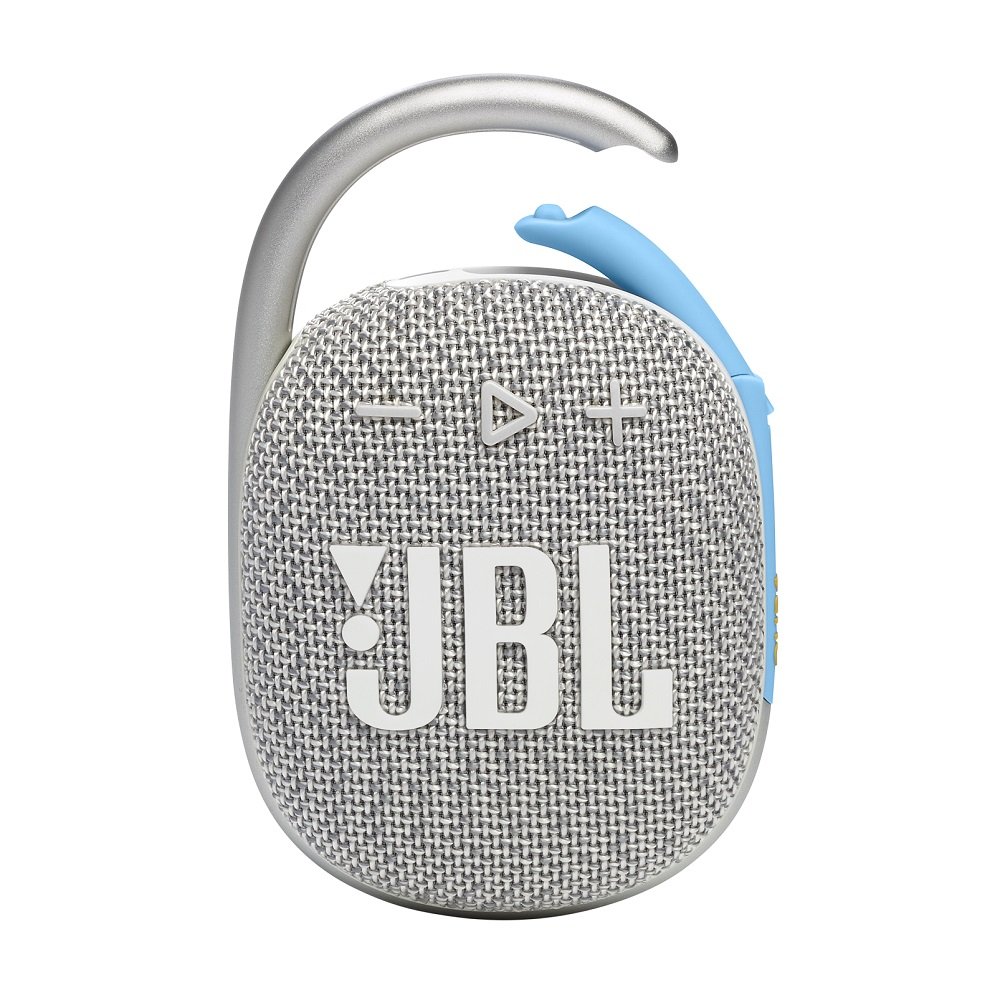 Caixa Jbl Clip 4 Eco Branca, 5w Rms, Bluetooth, Ipx67 Resistente A Água, Jblclip4ecowht, Harman Jbl