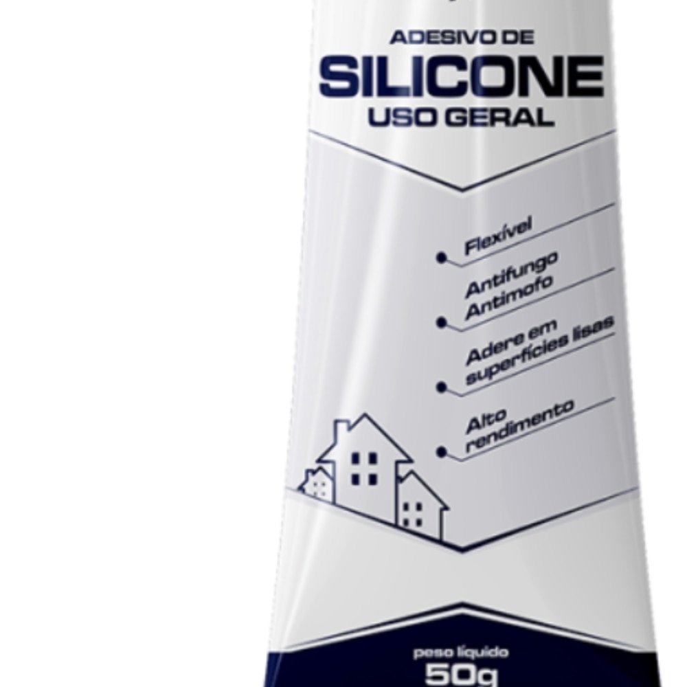 Silicone Acético Mundial Prime Uso Geral Branco 50g