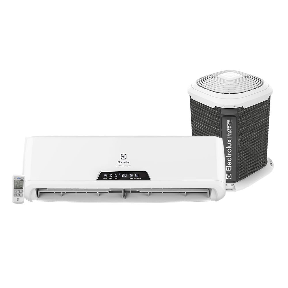 Ar Condicionado Split Hi Wall Inverter Electrolux 12000 BTU/h Quente e Frio QI12R/QE12R ¿ 220 Volts