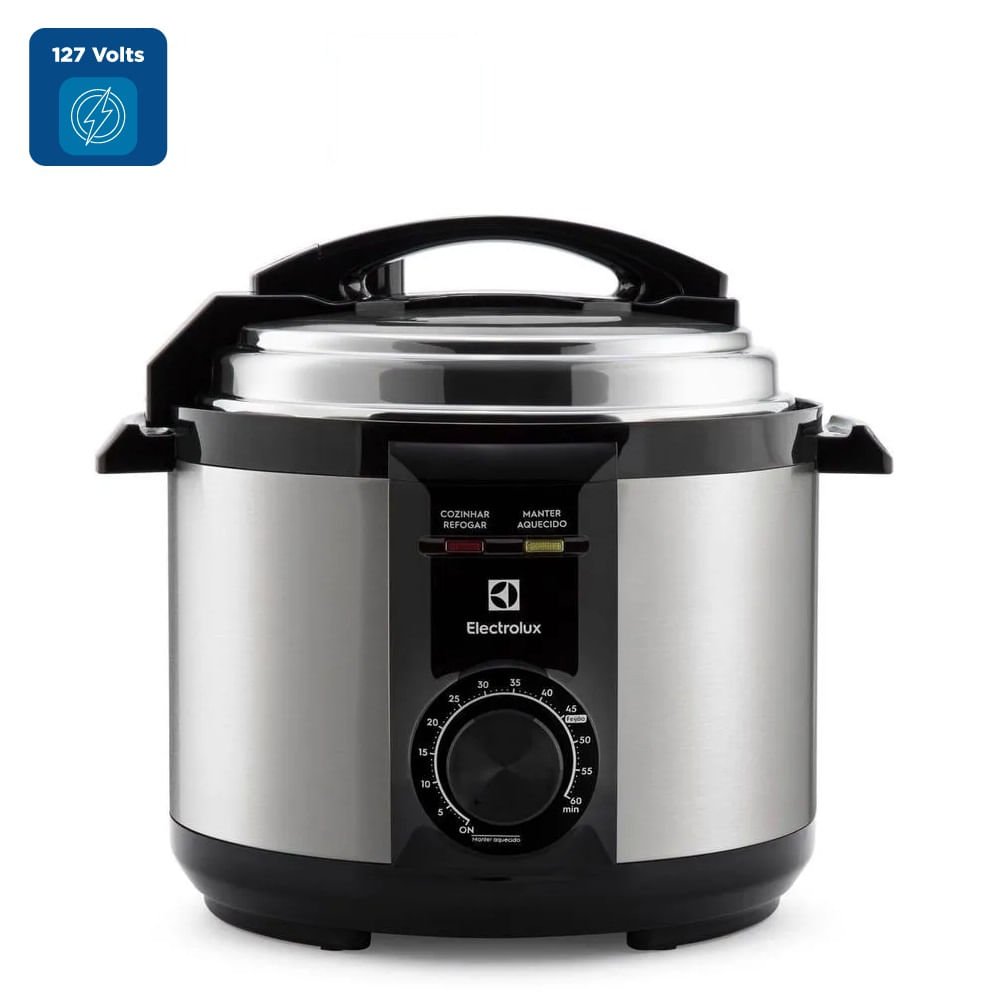 Panela de Pressão Elétrica Electrolux 5 Litros Inox PCE20 ¿ 127 Volts
