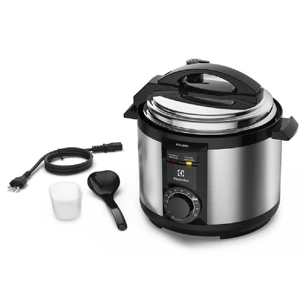 Panela de Pressão Elétrica Electrolux 5 Litros Inox PCE20 ¿ 127 Volts