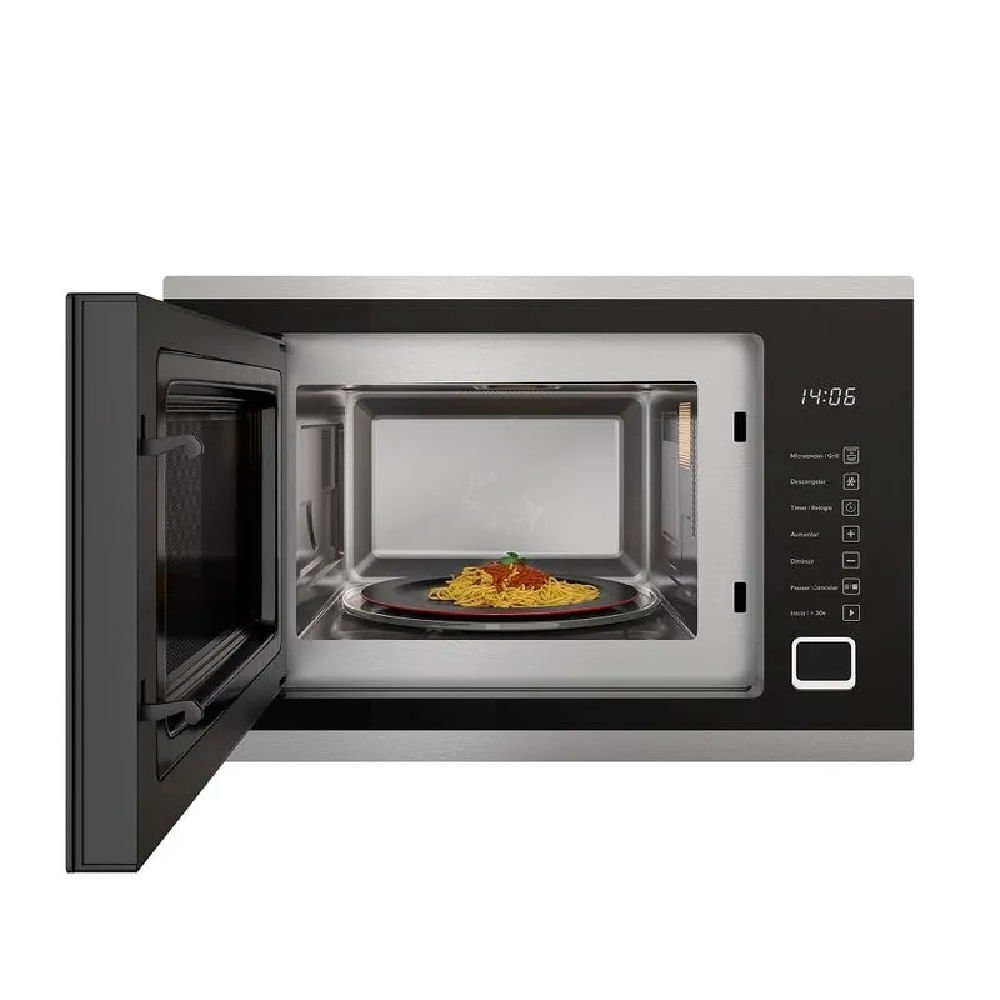 Micro-ondas de Embutir Mueller 25 Litros Preto MMO0225G1 - 127 Volts