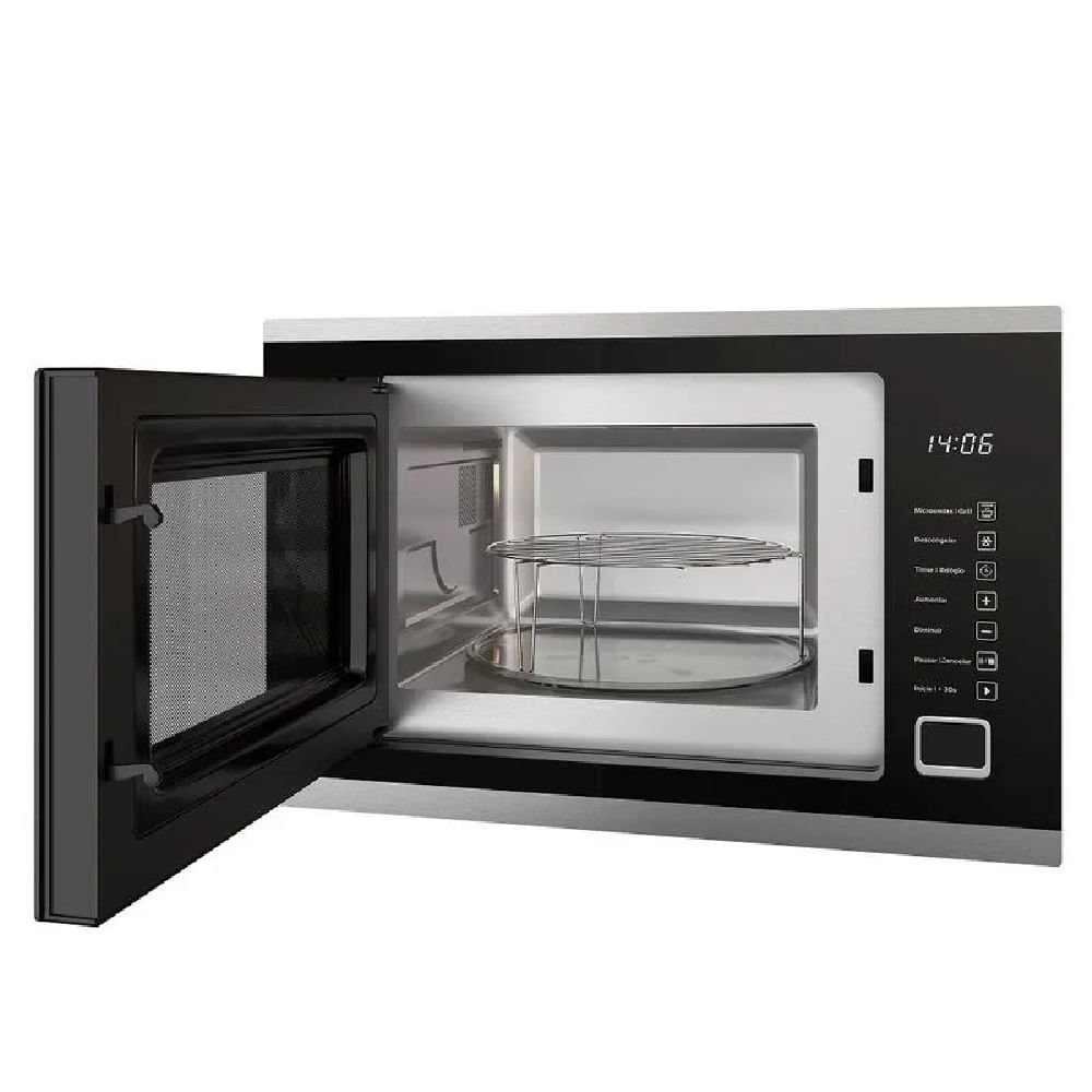 Micro-ondas de Embutir Mueller 25 Litros Preto MMO0225G1 - 127 Volts