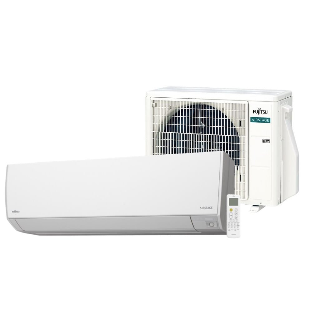 Ar Condicionado Split Hi Wall Inverter Fujitsu 9000 BTU/h Quente e Frio ASBG09KMBA - 220 Volts