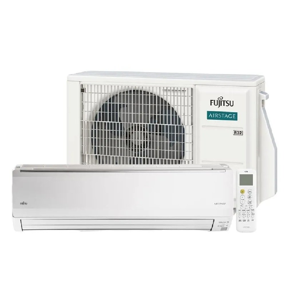 Ar Condicionado Split Hi Wall Inverter Fujitsu Airstage Premium 24000 Btu/H Quente E Frio Asbg24kmba - 220 Volts