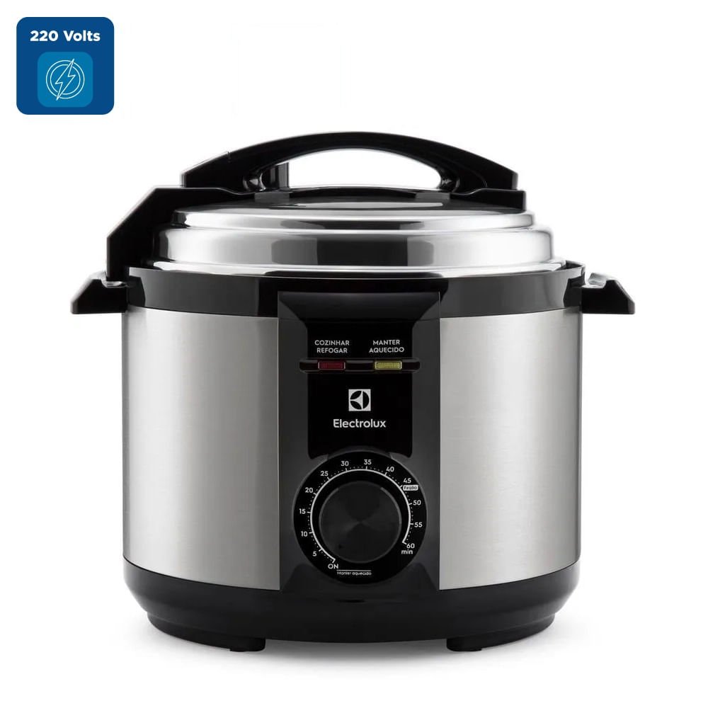 Panela de Pressão Elétrica Electrolux 5 Litros Inox PCE20 ¿ 220 Volts