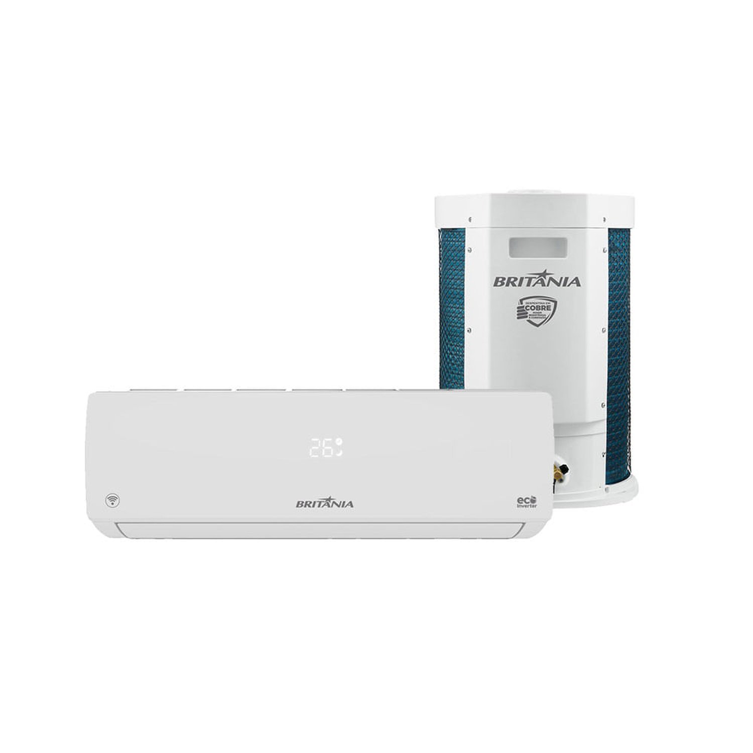 Ar Condicionado Split Hi Wall Inverter Britânia 18000 BTU/h Frio Bifásico BAC18000IFM15 ¿ 220 Volts