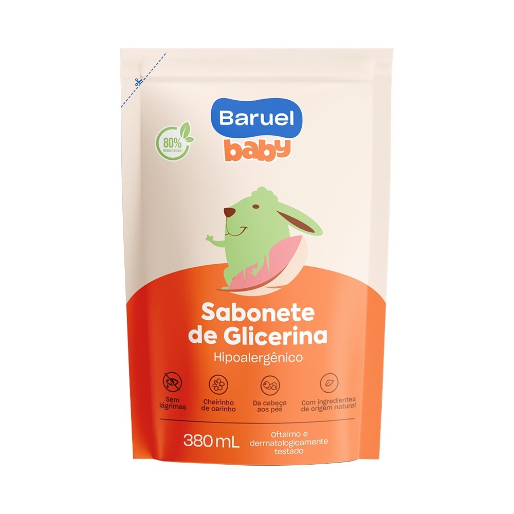 Sabonete Liquido Baruel Baby com Glicerina Refil 210ml