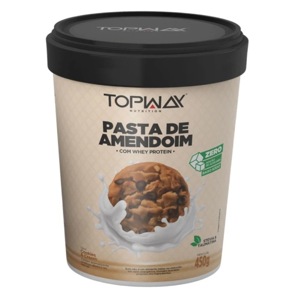 Pasta de Amendoim Topway Cookies 450g