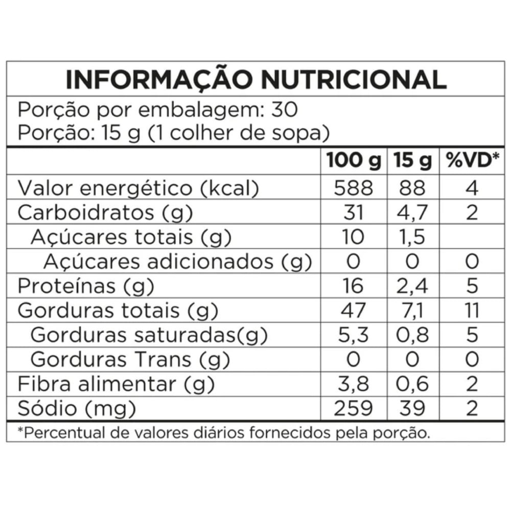 Pasta de Amendoim Topway Leite em Pó 450g