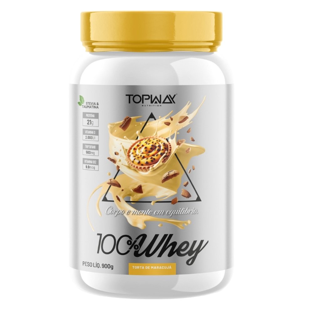 Whey Protein Topway Torta de Maracujá 900g