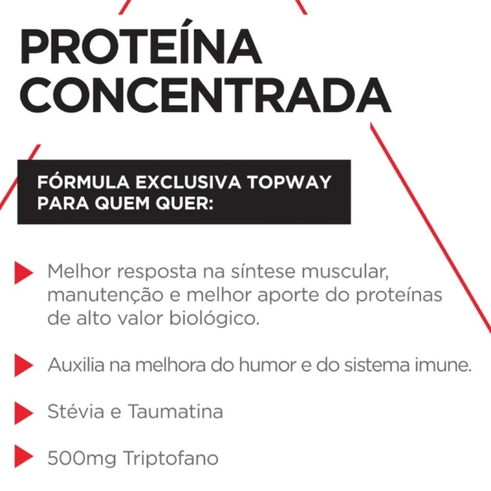 Whey Protein TopWay Torta de Maracujá 35g - Embalagem com 10 Unidades