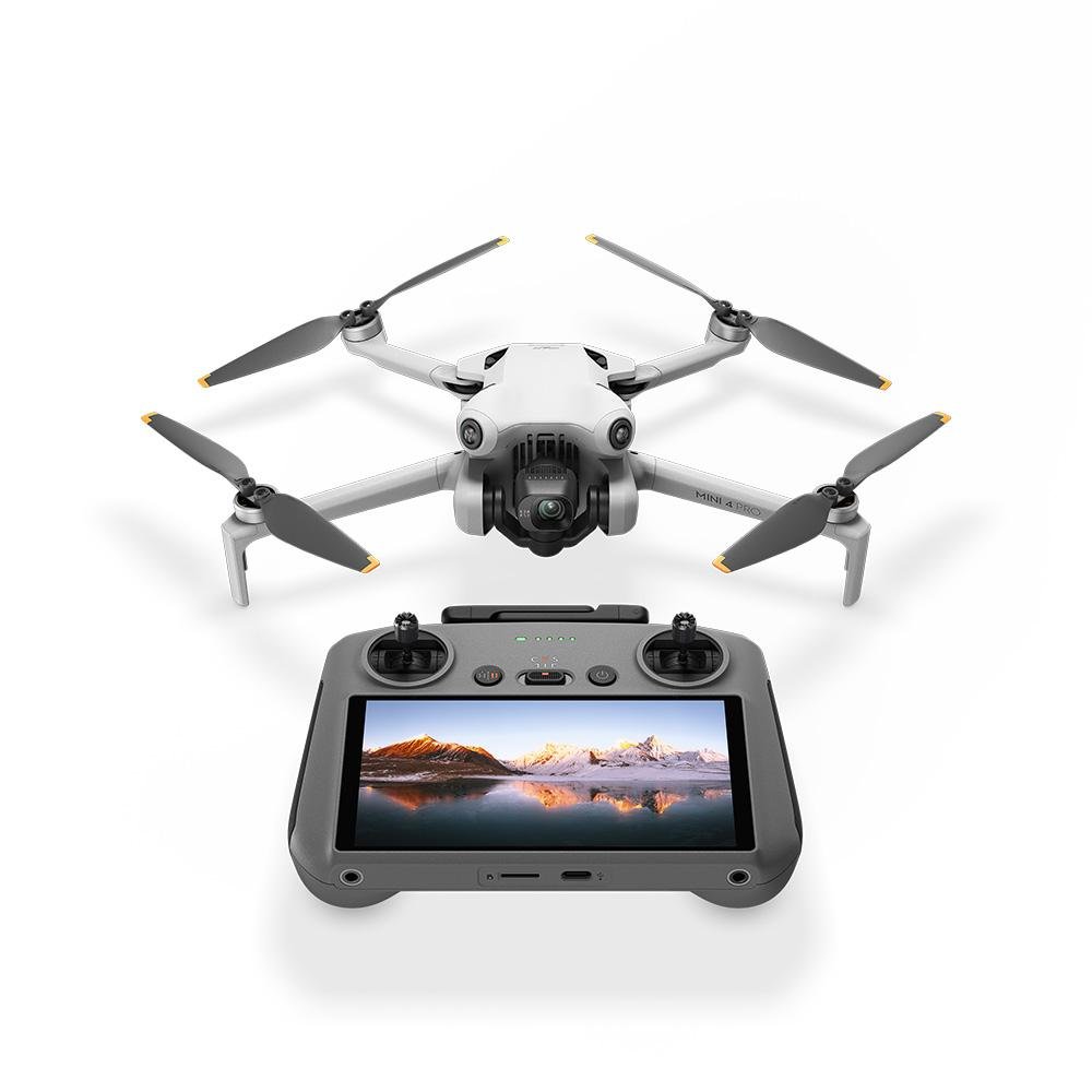 Drone DJI Mini 4 Pro Fly More Combo Plus DJI RC 2 Com tela BR - DJI044