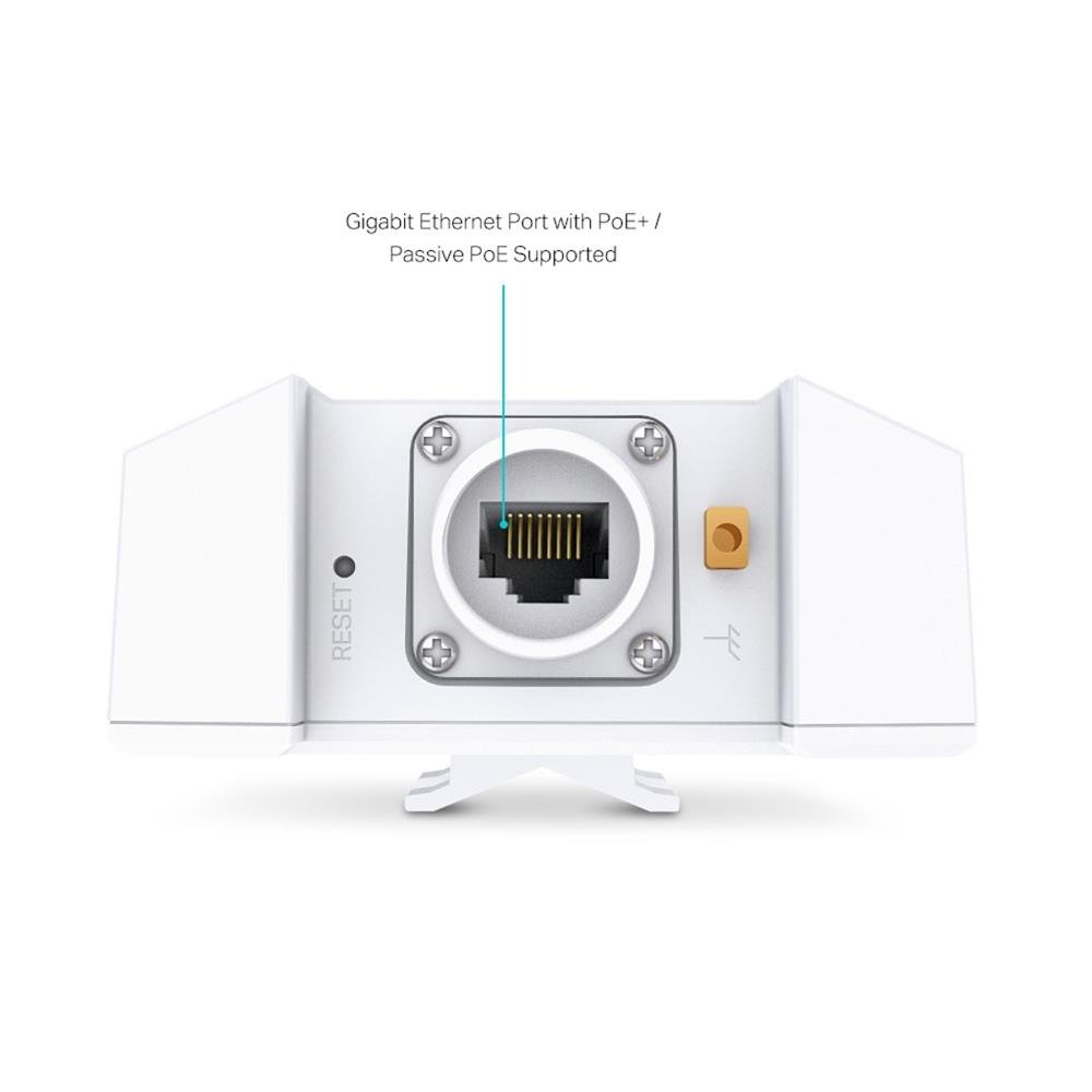 Access Point Tp-Link Eap650 Outdoor Omada, Ax3000, Wi-Fi 6, Dual Band, Gigabit Poe