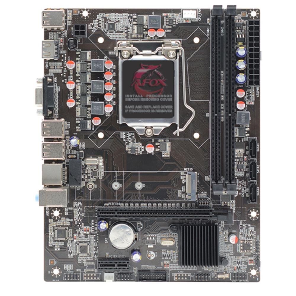 Placa Mãe Afox Ih61-Ma5-V6, Chipset H61, Intel Lga 1155, Matx, Ddr3