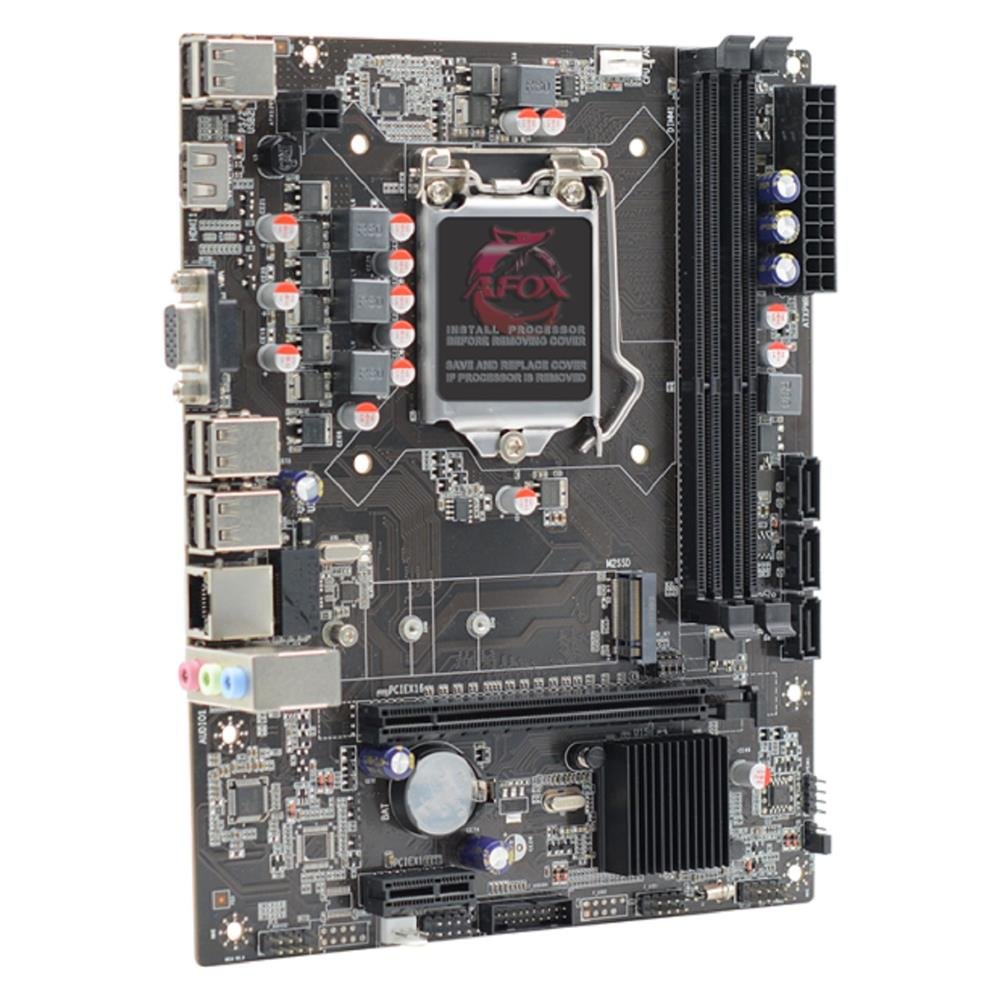 Placa Mãe Afox IH61-MA5-V6, Chipset H61, Intel LGA 1155, mATX, DDR3