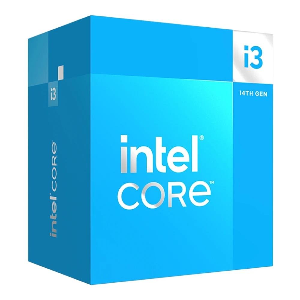 Processador Intel Core i3-14100, 3.5GHz (4.7GHz Turbo), 4-Core 8-Threads, Cache 16MB, LGA 1700