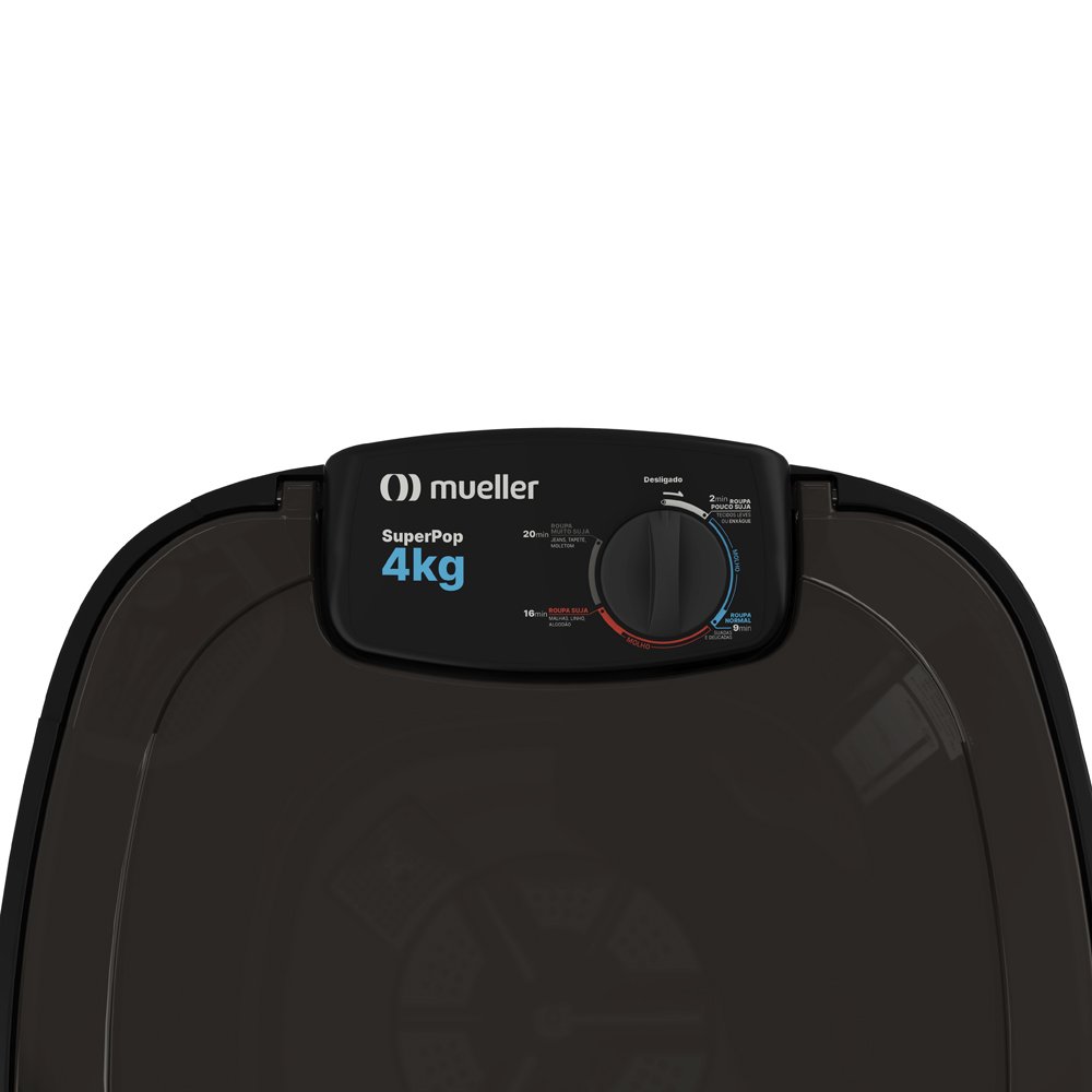 Lavadora De Roupas Mueller 4kg SuperPop Preto ¿ 220 Volts