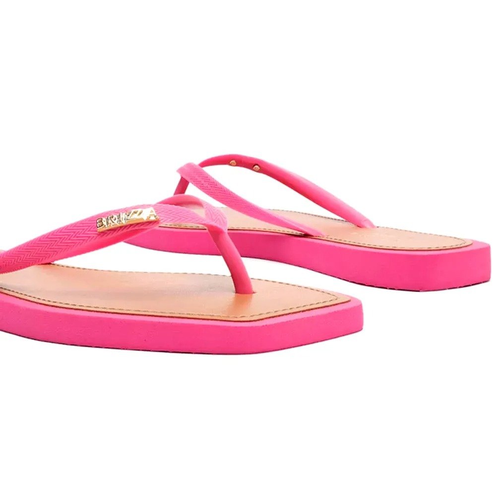 Chinelo Arezzo Brizza Z19027 0001 0023 (33-40) Rosa Hot Pink Jelly H11 com 12 Pares