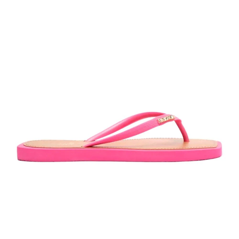 Chinelo Arezzo Brizza Z19027 0001 0023 (33-40) Rosa Hot Pink Jelly H11 com 12 Pares