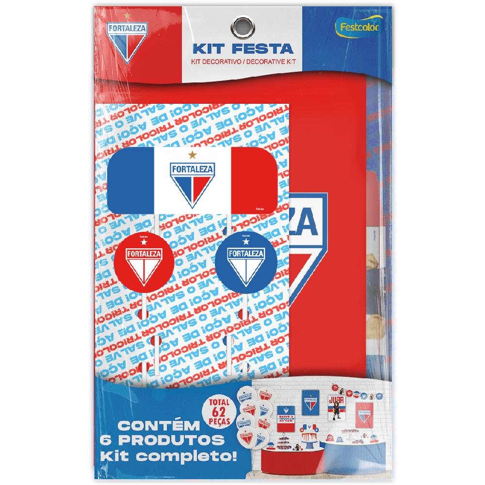 Kit Festa Fortaleza Oficial - Embalagem com 1 unidade.