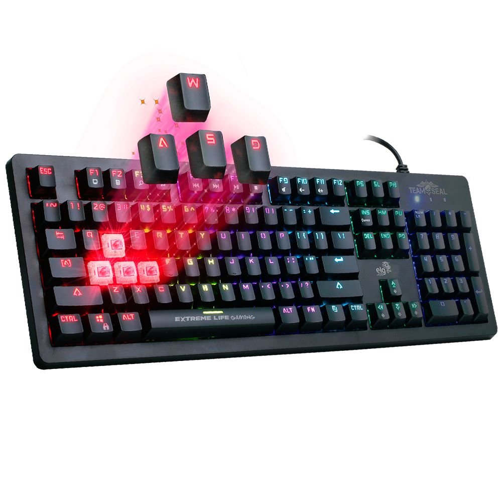 Teclado Gamer Mecânico Team Seal
