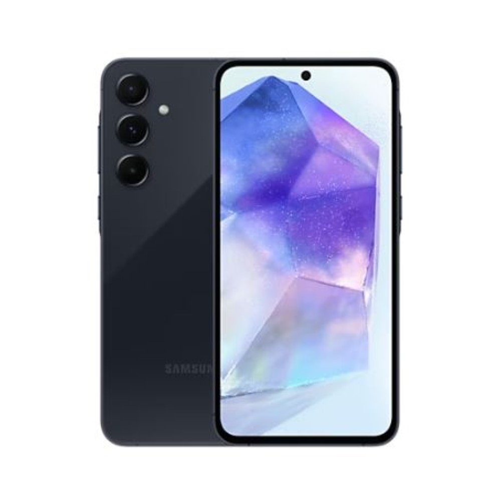Smartphone Samsung Galaxy A55 5G A556E Azul Escuro - Tela 6.6", Wi-Fi+NFC,Câm.Traseira Tripla,Câm.Frontal 32MP, 8GB RAM, 256GB