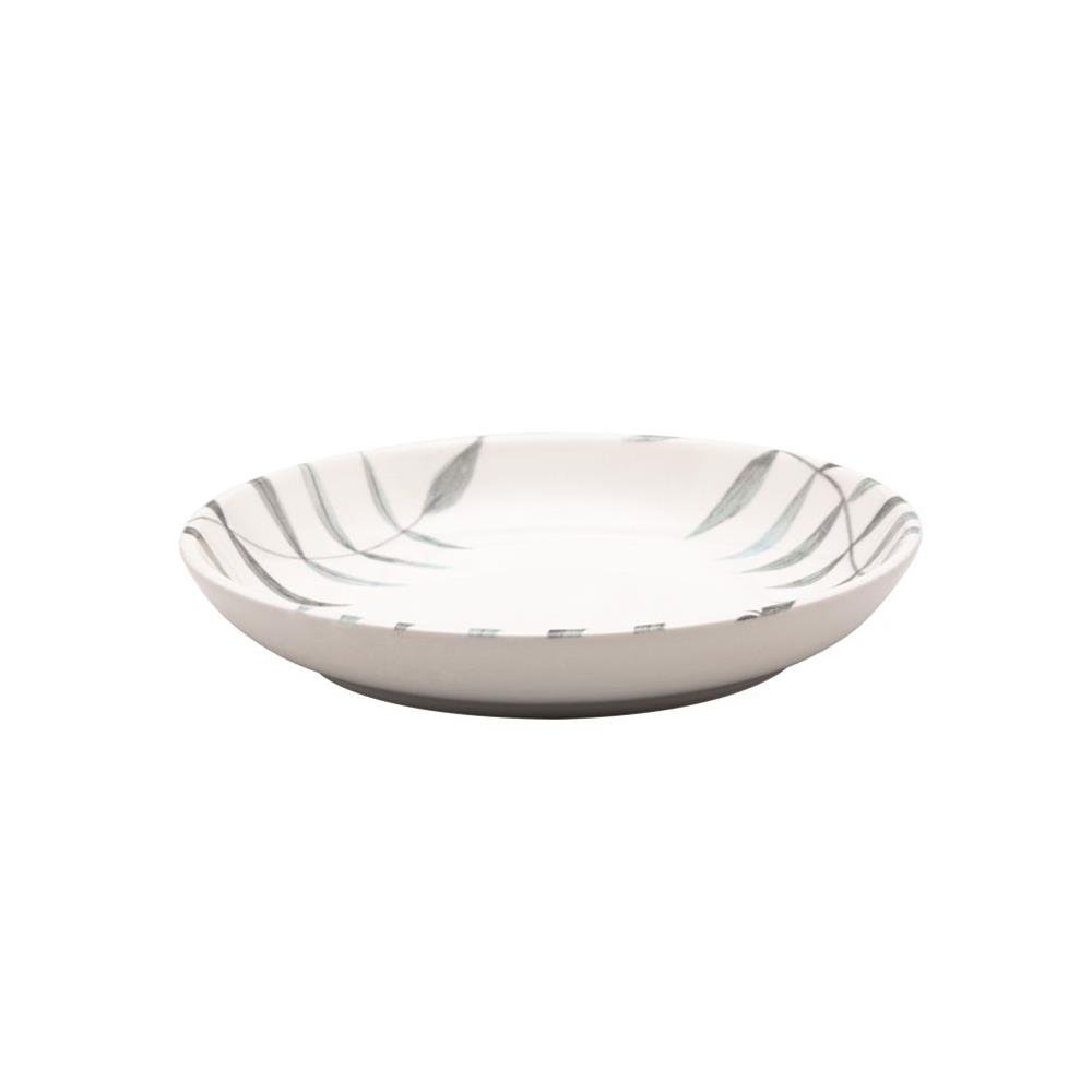Prato Fundo Ceramica 20,5cm Flat Samambaia Oxford