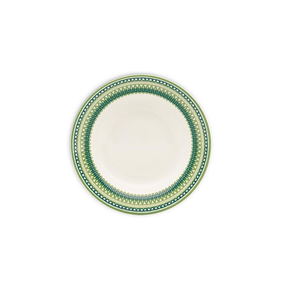 Prato Sobremesa Ceramica 18cm Donna Campestre Biona