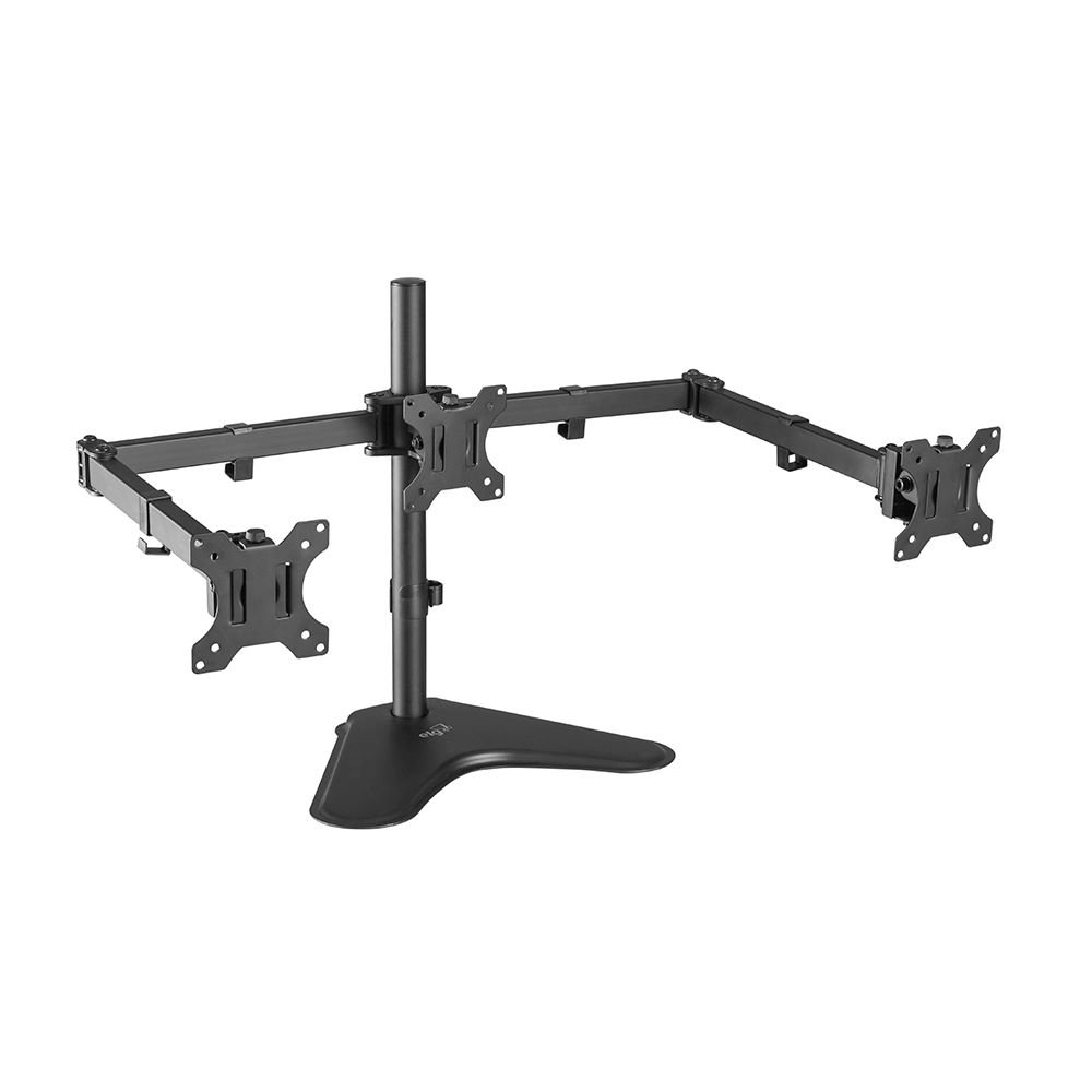 Suporte Ergonomico Articulado De Mesa Para 3 Monitores De 13" a 27" - T1236N