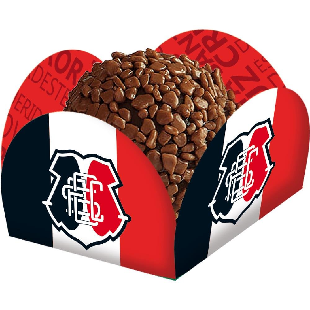 Porta Forminha Santa Cruz Oficial - Embalagem com 40 unidades.