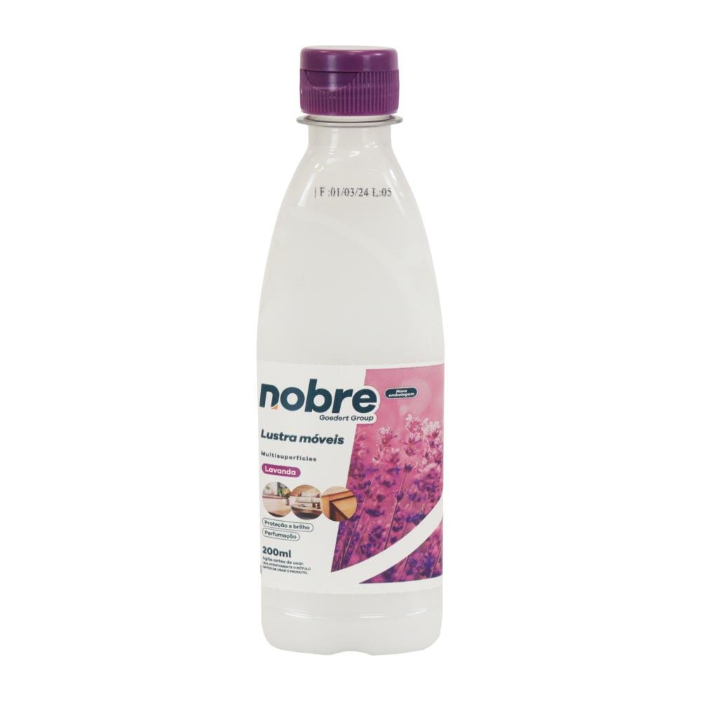 Lustra Moveis 200 ML Com Silicone e Carnauba Lavanda Nobre