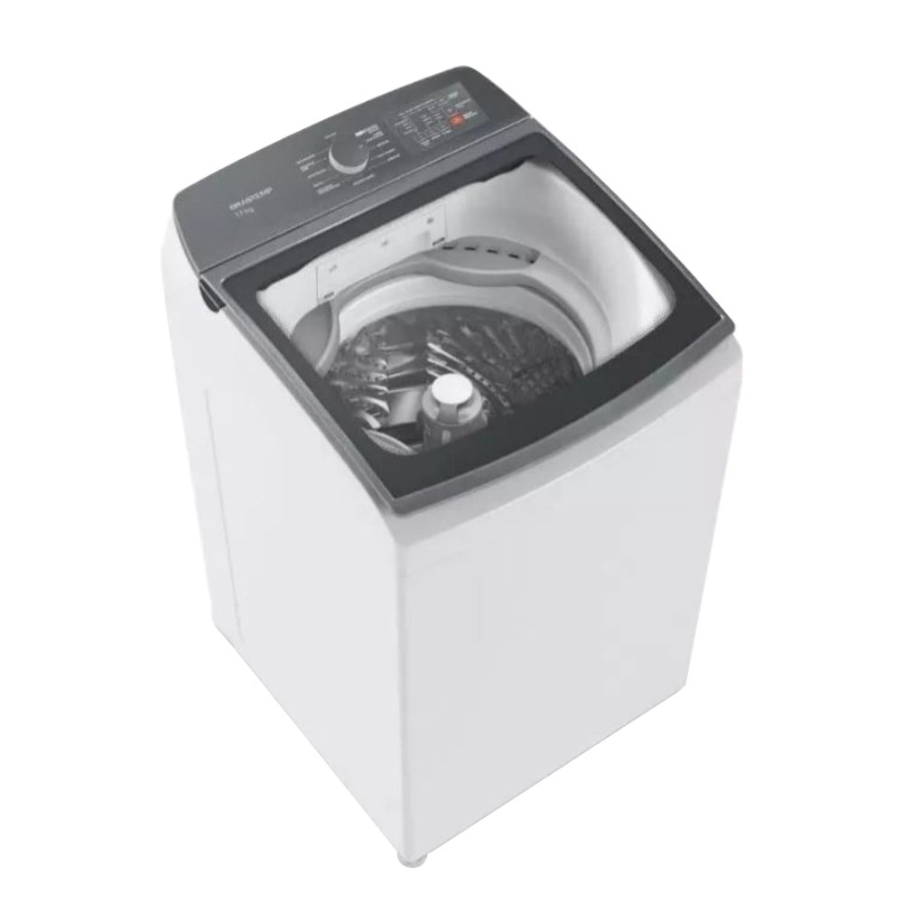 Lavadora Automática Brastemp 17 Kg BWK17AB - 480W, Branca, 110V