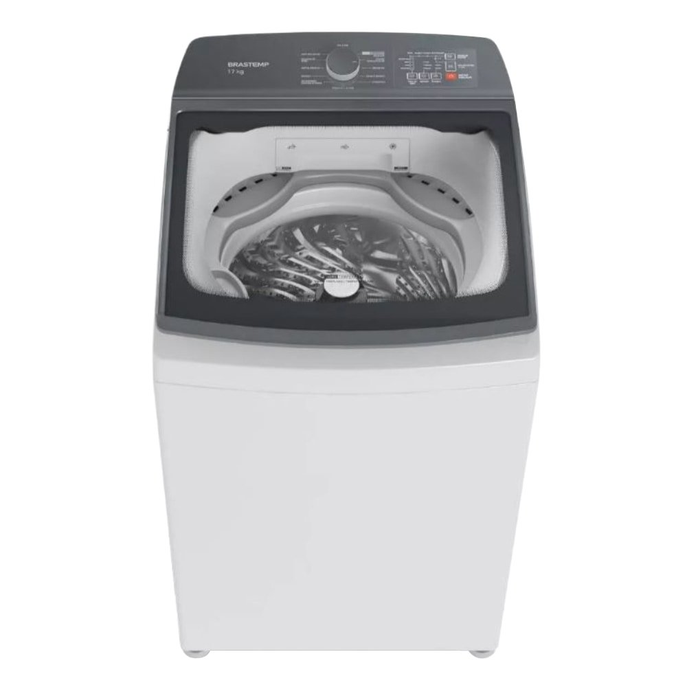 Lavadora Automática Brastemp 17 Kg BWK17AB - 480W, Branca, 220V
