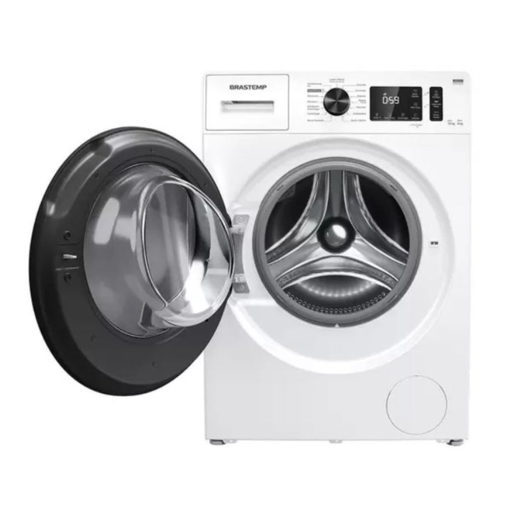 Lavadora e Secadora Brastemp 10 Kg BNO10A - 15 Ciclos, Branca, 110V