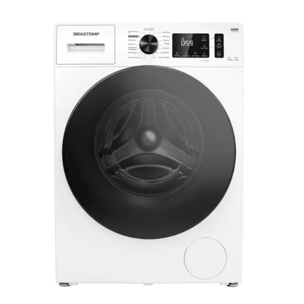 Lavadora e Secadora Brastemp 10 Kg BNC10A - 24 Ciclos, Branca, 220V