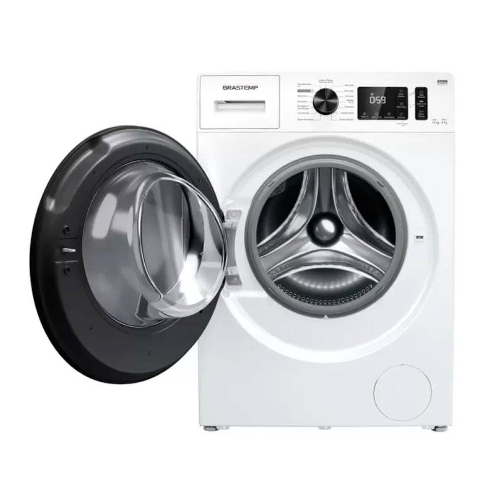 Lavadora e Secadora Brastemp 10 Kg BNC10A - 24 Ciclos, Branca, 220V