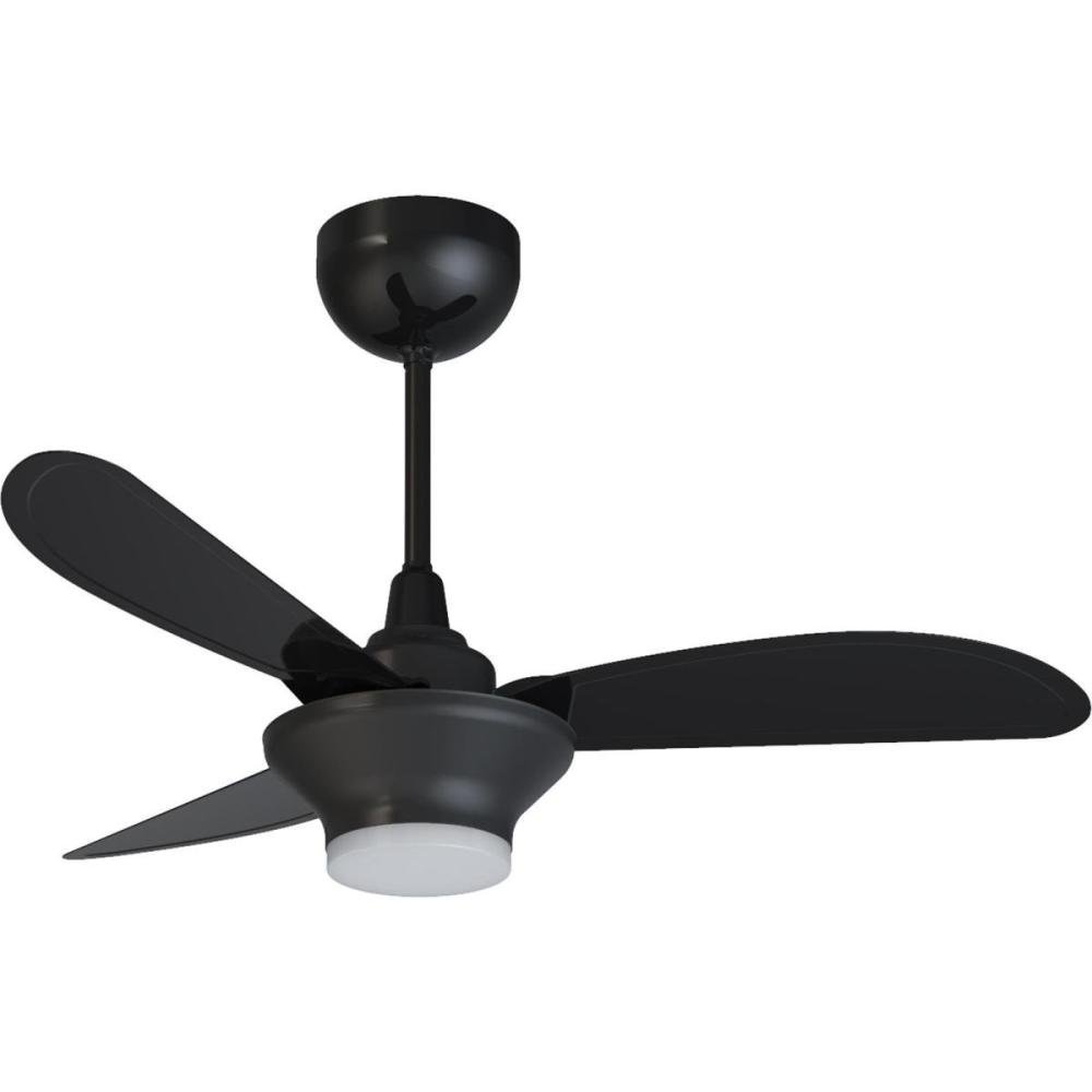Ventilador de Teto Ventisol Mistral 3 Pas Preto Bivolt