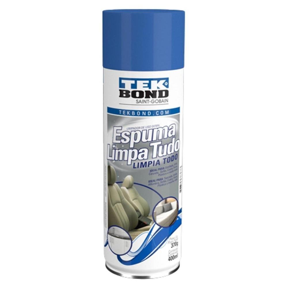 Espuma Limpa Tudo 400ml TEKBOND - Caixa com 12 unidades