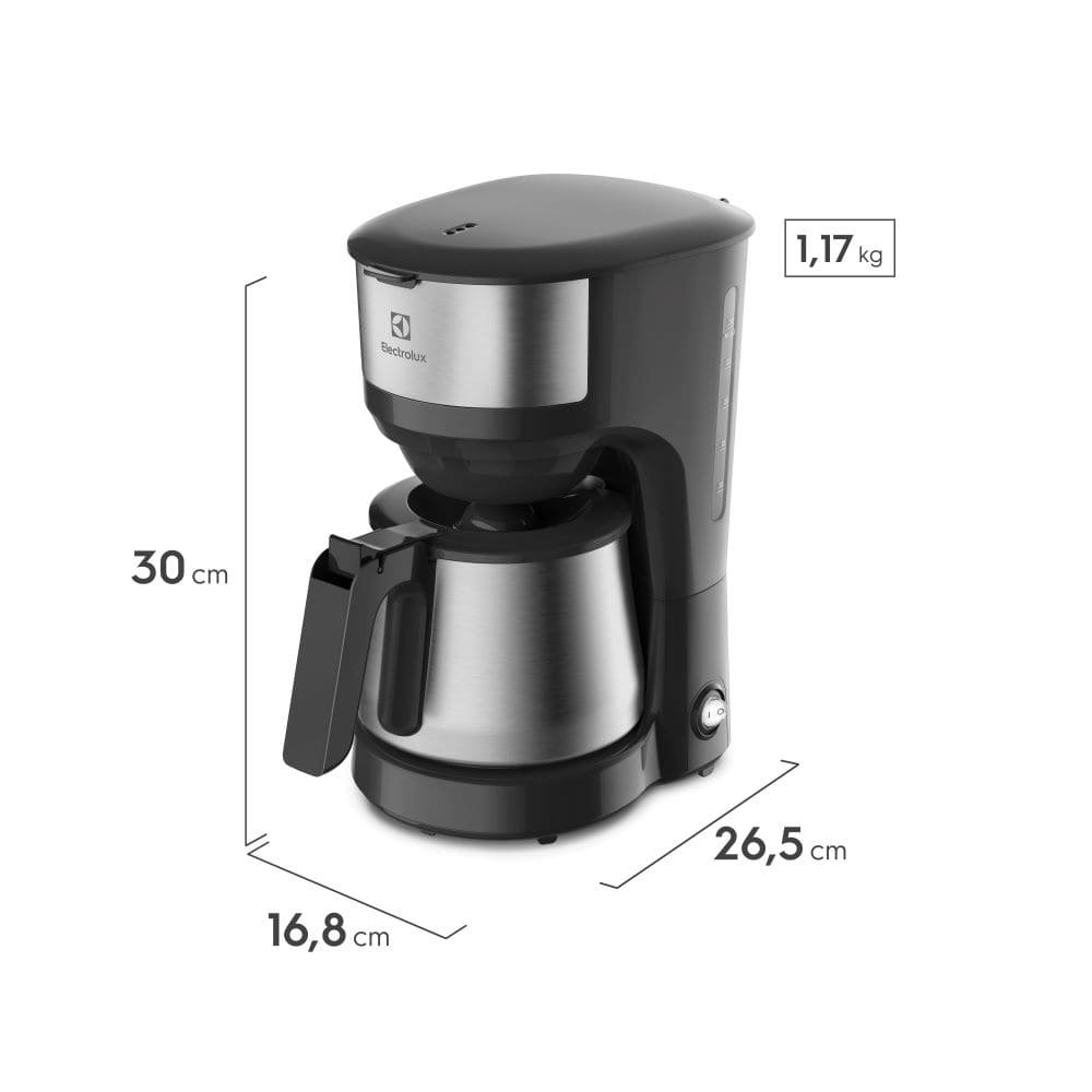 Cafeteira Electrolux Efficient ECM22 - 30 Xícaras, Aço Inox, 220V