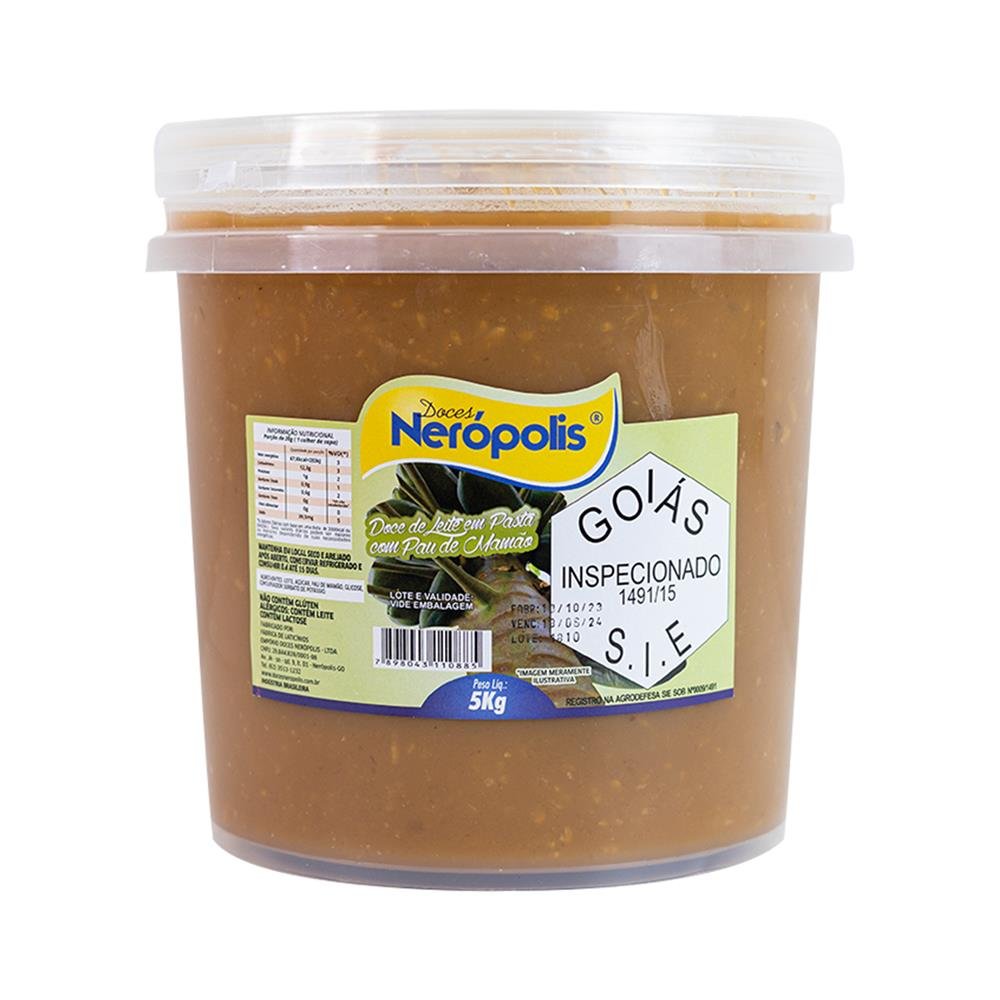 Doce de Leite com Pau de Mamão 5KG
