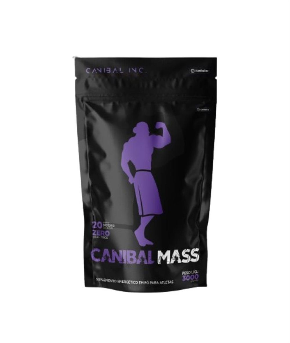 Hipercalórico Canibal Mass 3Kg Sabor Baunilha