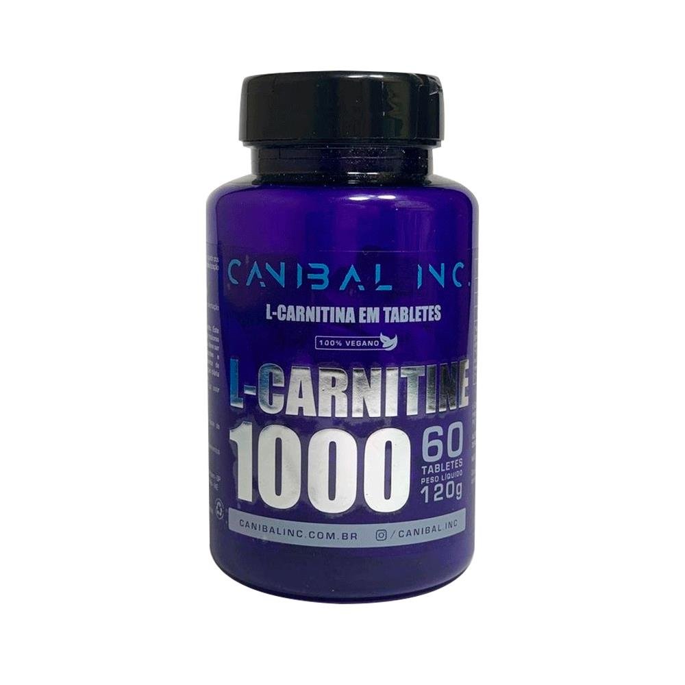 L Carnitina 1000mg 60 Tabletes Canibal Inc