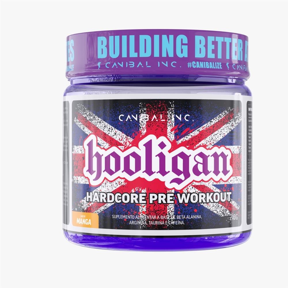 Pre Treino Hooligan 210g Manga Canibal Inc